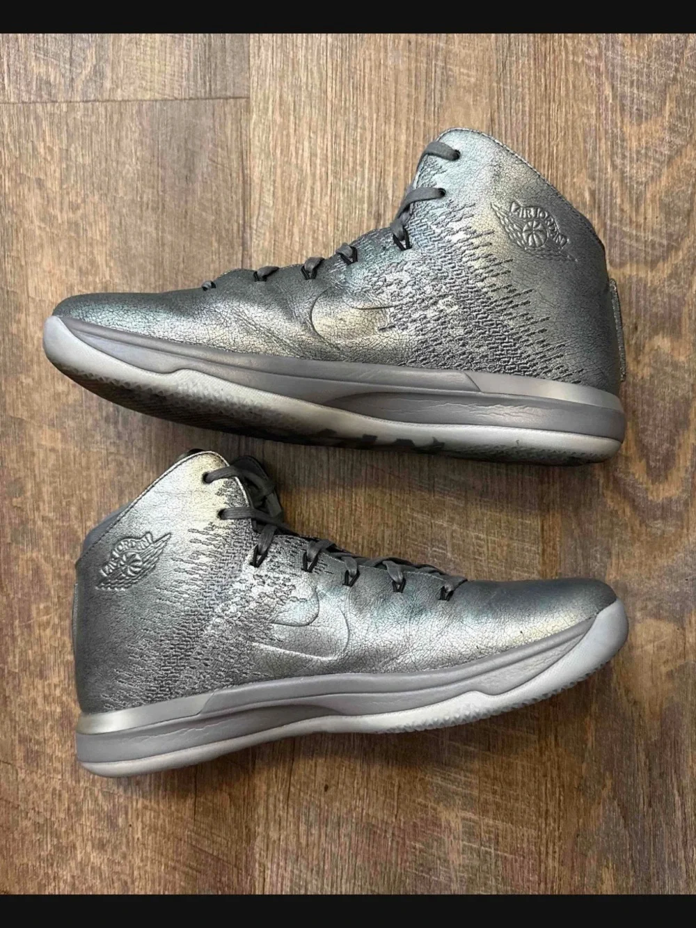 Nike Air Jordan 31 XXXI Metallic Silver Battle Grey